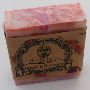 SBSO-GG Geranium Grapefruit Goat Milk Soap