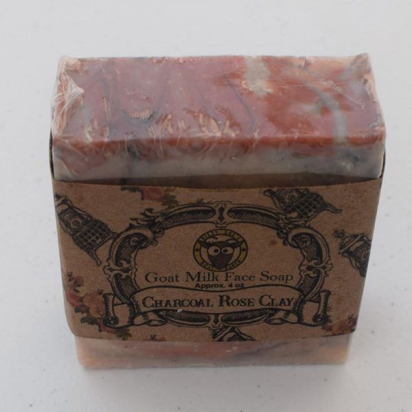 Charcoal Rose Clay Soap